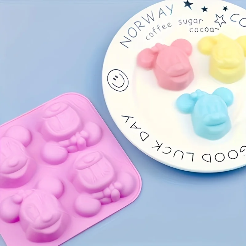 Melt Pour Soap Base - 1 Stück Minnie-Cartoon-Form, ideal für Kunsthandwerk,