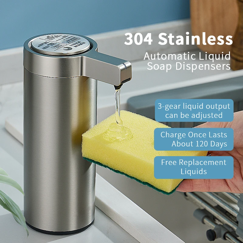 Soap Making Lab - 270ml Küchenseifenspender Automatischer Sensor Händedesinfektionsmittel-Spender Intelligenter