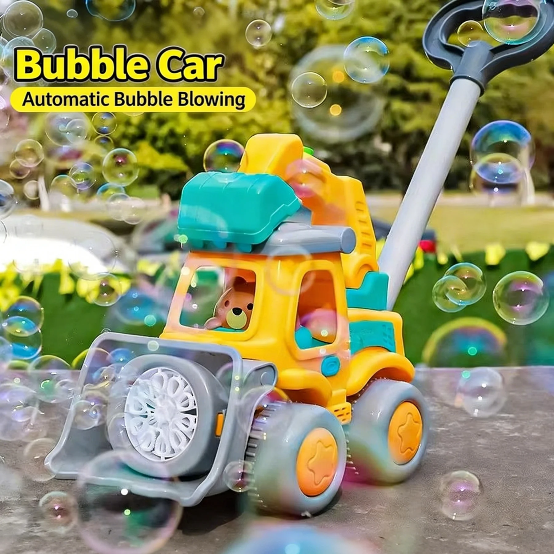 Soap Making Game - Elektrischer Seifenblasenwagen Automatische Seifenblasenmaschine Technisches Fahrzeug
