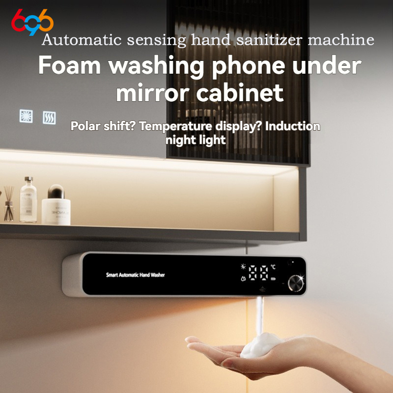 Soap Making Lab - Automatische Induktions-Handwaschmaschine, Nachtlicht, Schaumstoff, kompakter Knopfdesign,
