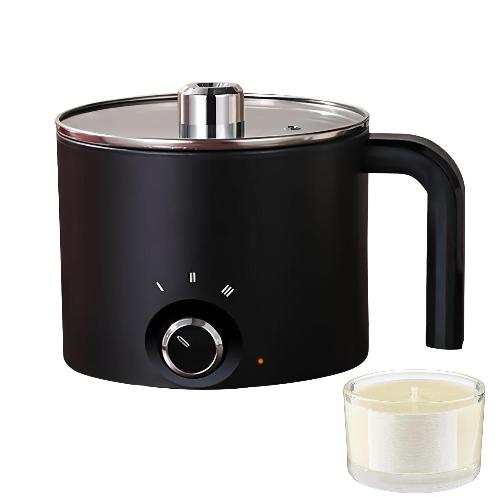 Soap Making Fragrance - Kerzenwachs-Schmelztopf 1,5L Großer Edelstahl Elektrischer Antihaft-Kerzenherstellungstopf