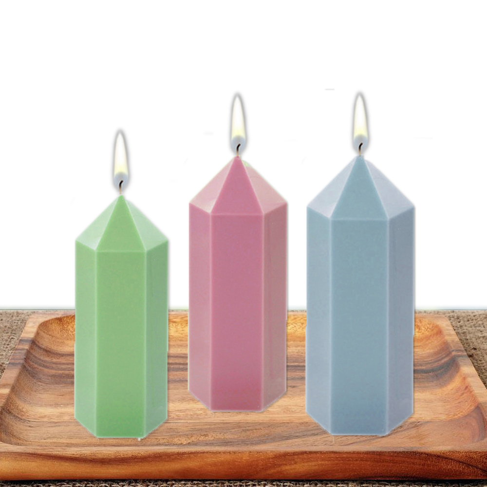 3d sechseckige Säule Kerzen fo – Soap Making Lab Bewertung und Preis