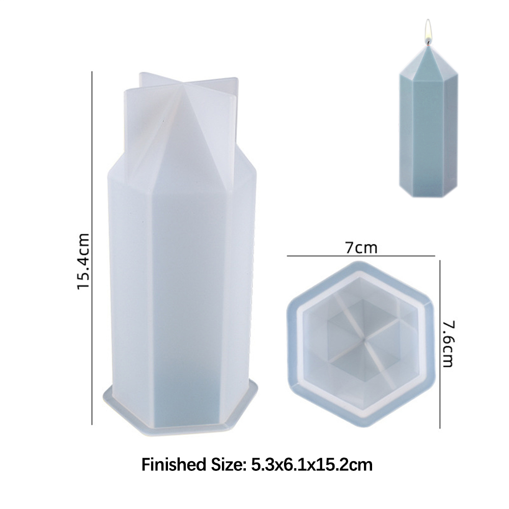 3d sechseckige Säule Kerzen fo – Soap Making Lab Bewertung und Preis