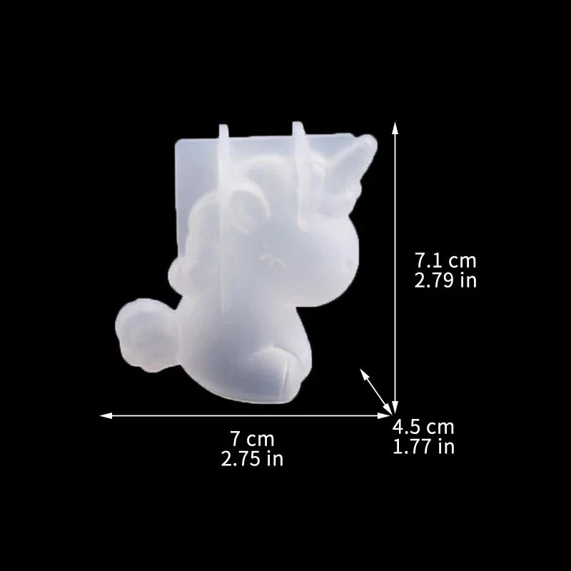 3D Geometrische Silikon Einhor – Soap Making Chemical Bewertung und Preis
