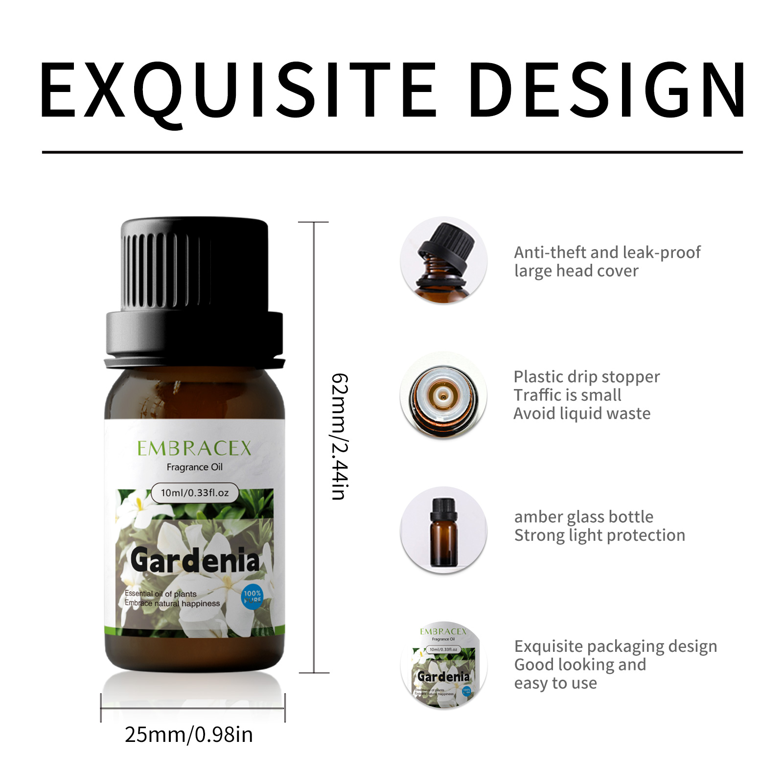 10ml Gardenien-Duftöle, Massag – Soap Making Ingredients Bewertung und Preis