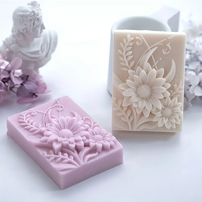 3D Blume Quadrat Seife Silikon – Soap Making Chemical Bewertung und Preis