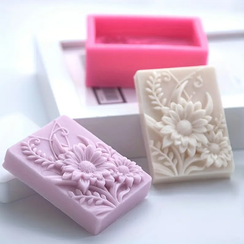 3D Blume Quadrat Seife Silikon – Soap Making Chemical Bewertung und Preis