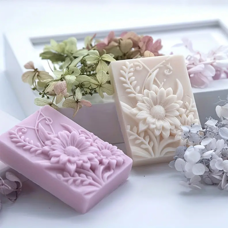 3D Blume Quadrat Seife Silikon – Soap Making Chemical Bewertung und Preis