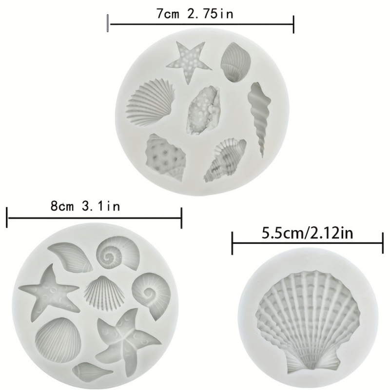 3 Stück/Set, Muschelformen-Set – Soap Making Chemical Bewertung und Preis