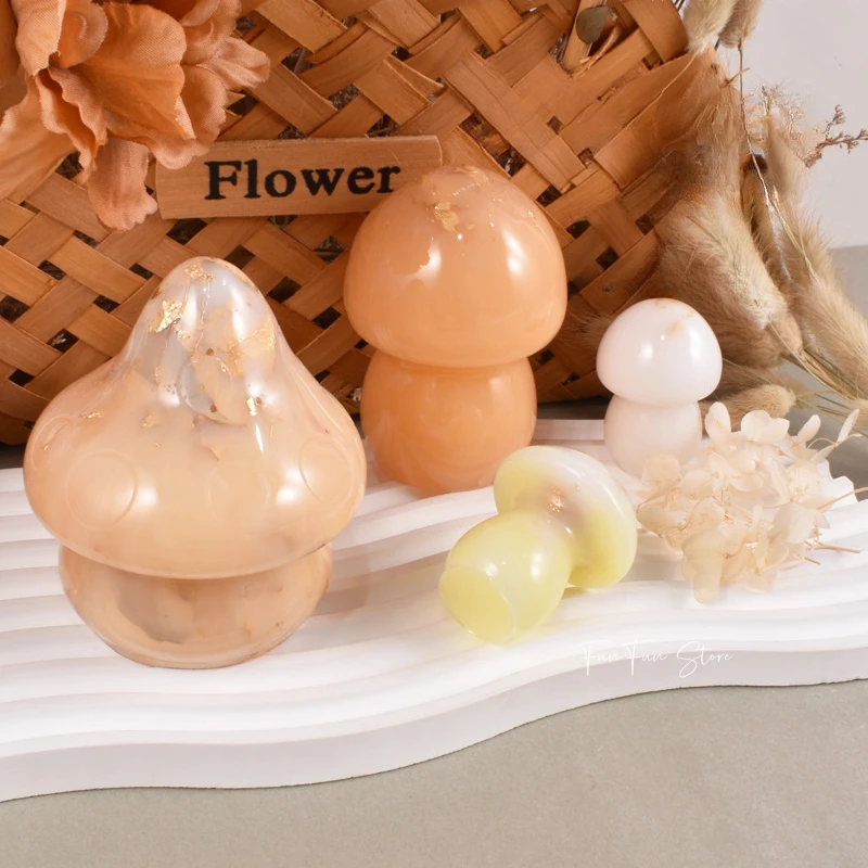 3D Pilz Kerze Silikon Form Kri – Soap Making Chemical Bewertung und Preis