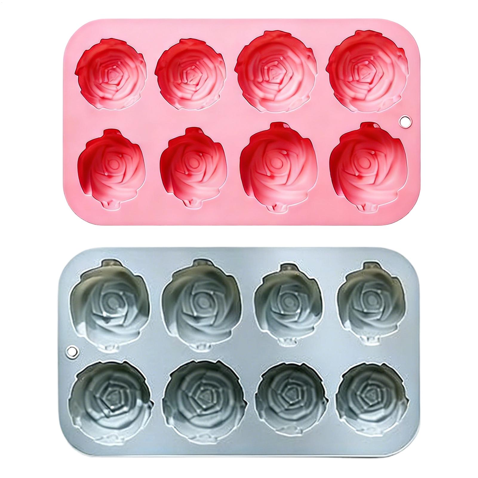 8-Loch Rosenblüten-Silikonform – Soap Making Home Bewertung und Preis