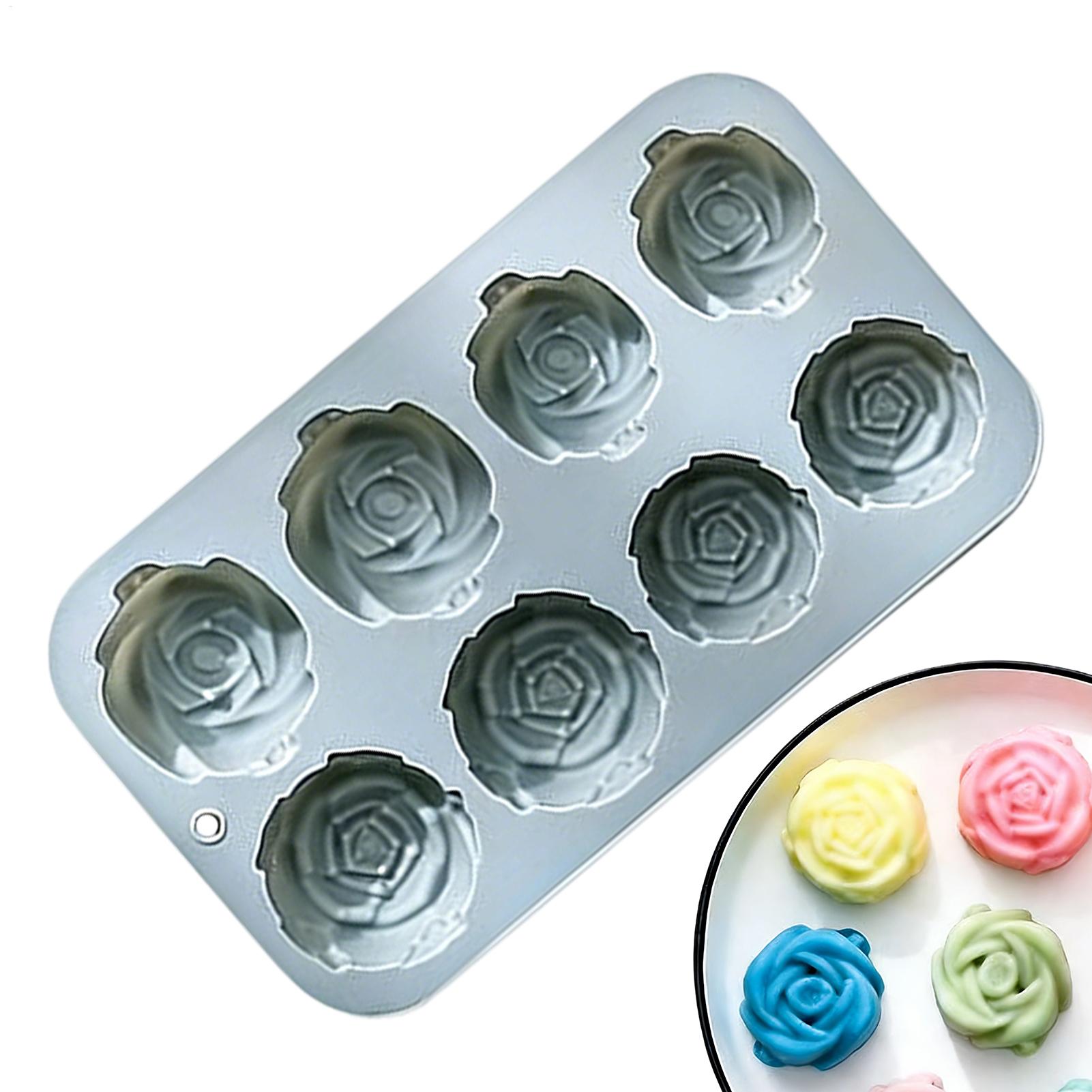 8-Loch Rosenblüten-Silikonform – Soap Making Home Bewertung und Preis