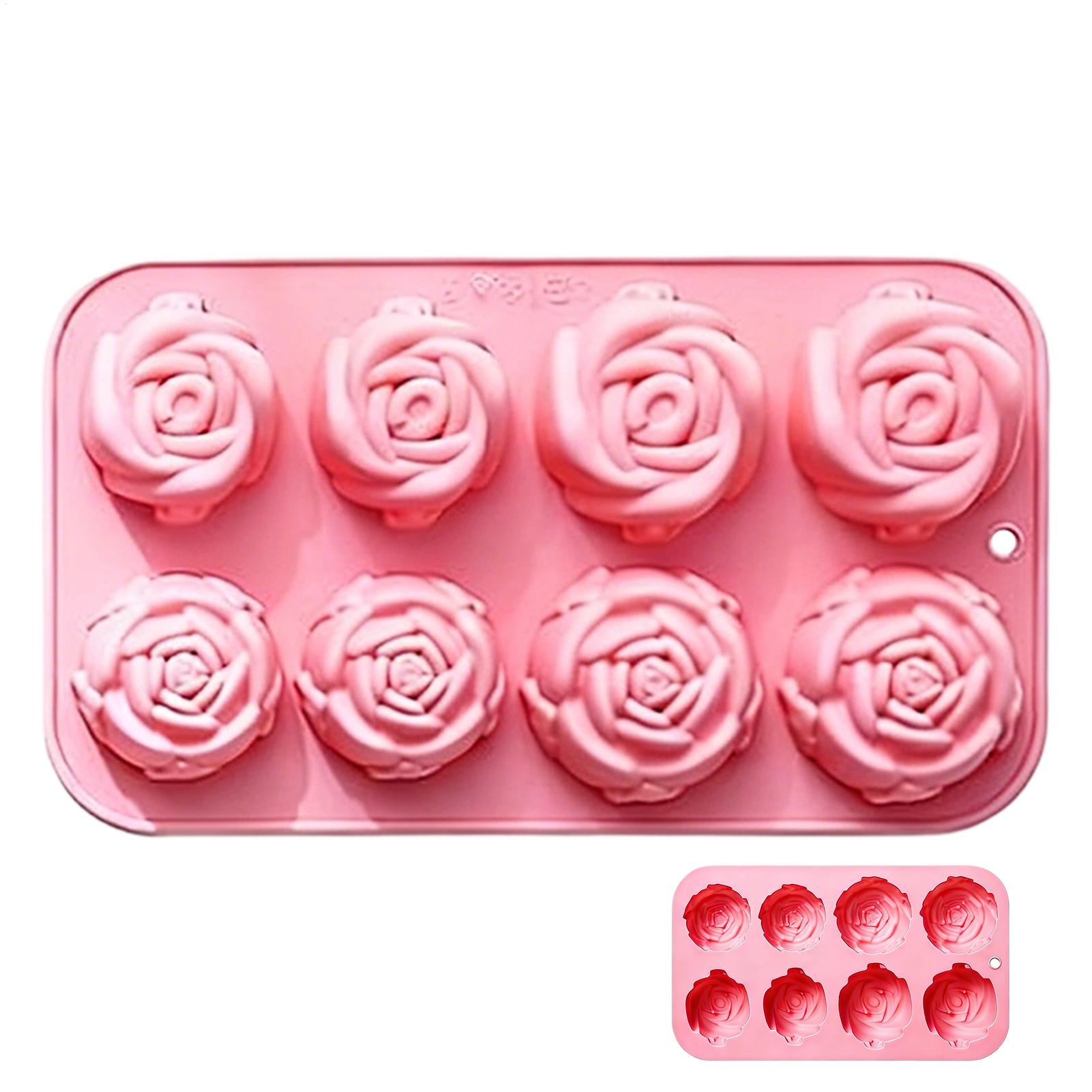 8-Loch Rosenblüten-Silikonform – Soap Making Home Bewertung und Preis