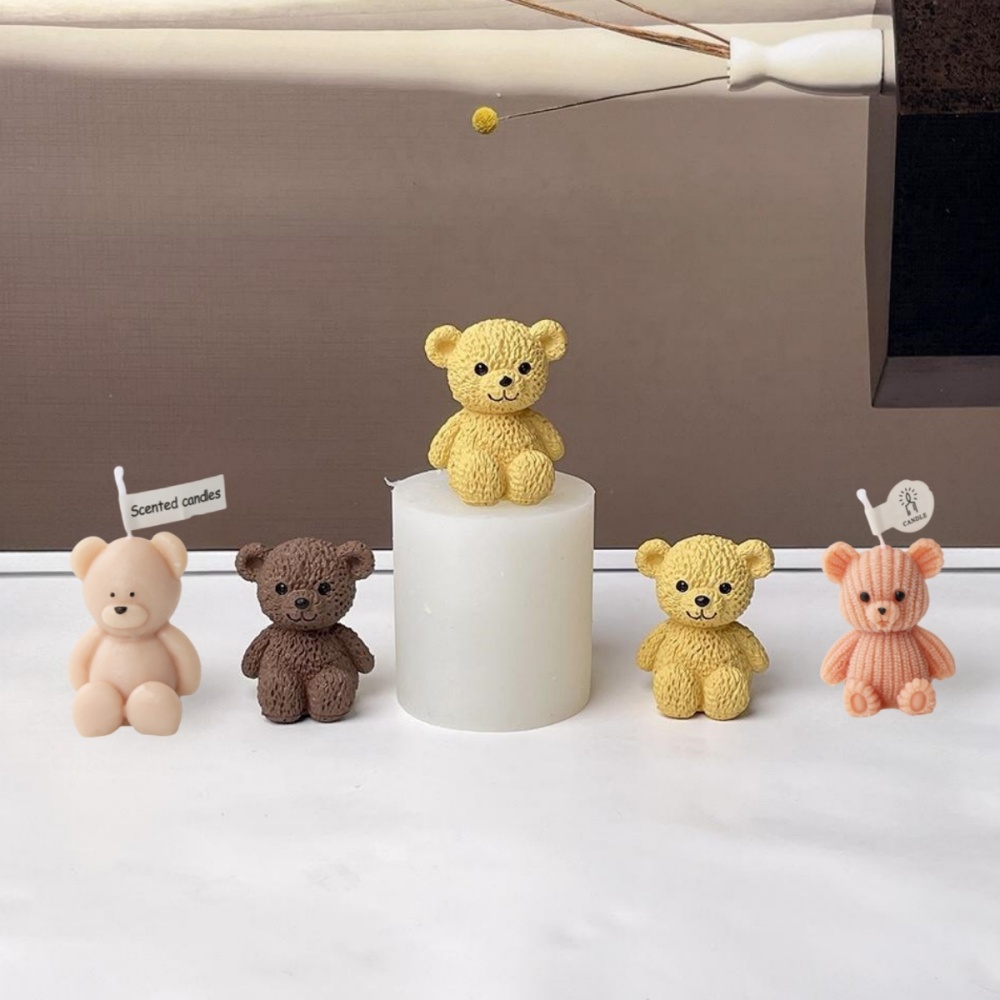 3D süße Bär Kerze machen Form  – Soap Making Home Bewertung und Preis