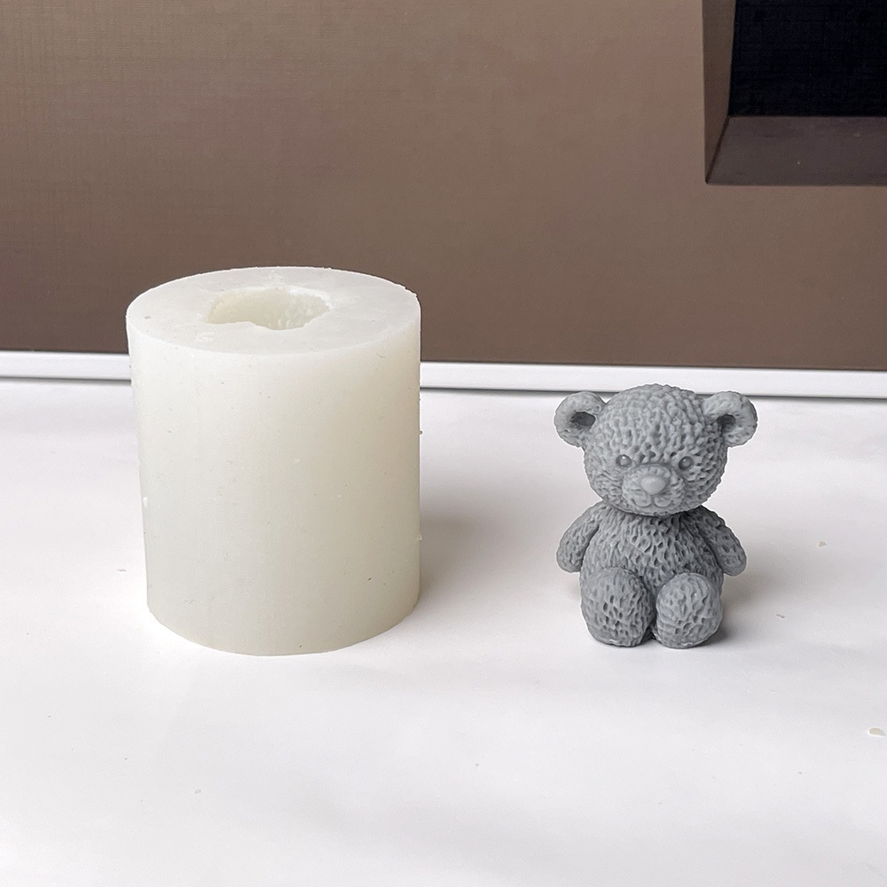 3D süße Bär Kerze machen Form  – Soap Making Home Bewertung und Preis