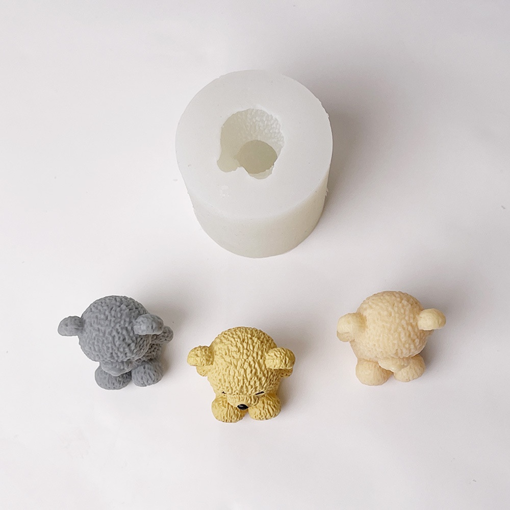 3D süße Bär Kerze machen Form  – Soap Making Home Bewertung und Preis