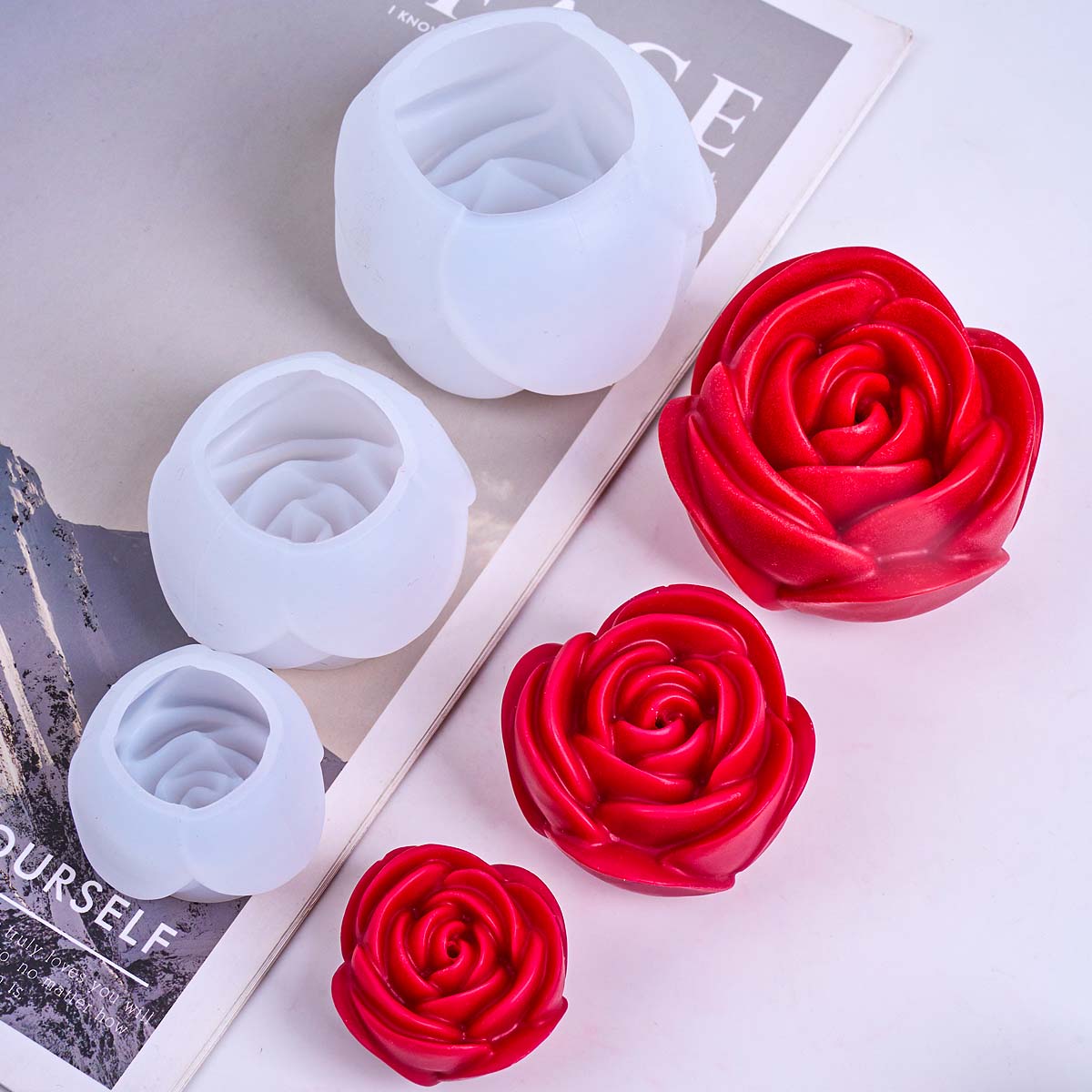 3D Blumenform Silikon Kerzenfo – Soap Making Fragrance Bewertung und Preis