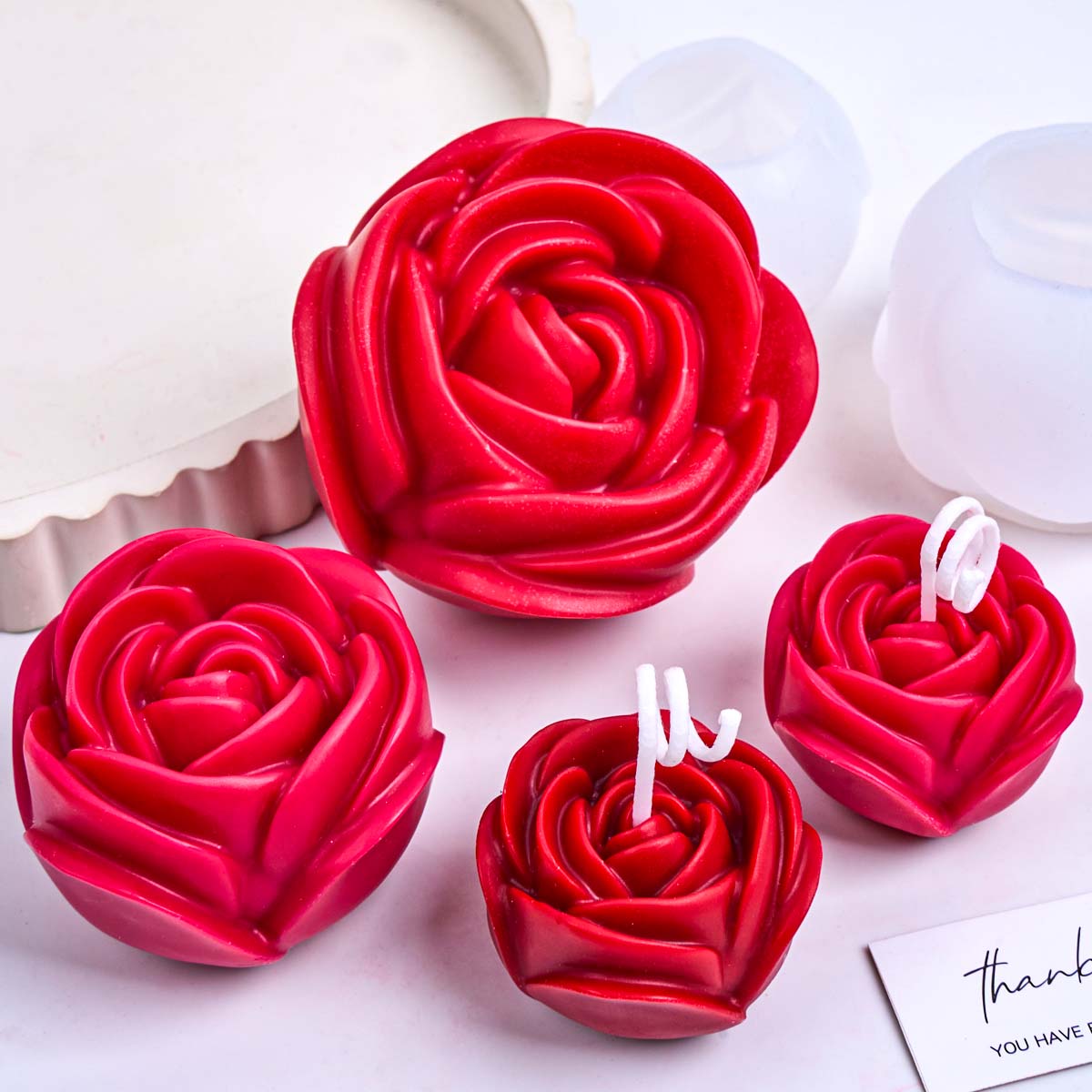 3D Blumenform Silikon Kerzenfo – Soap Making Fragrance Bewertung und Preis